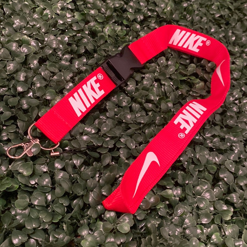 Nike Detachable Lanyard Red & White
